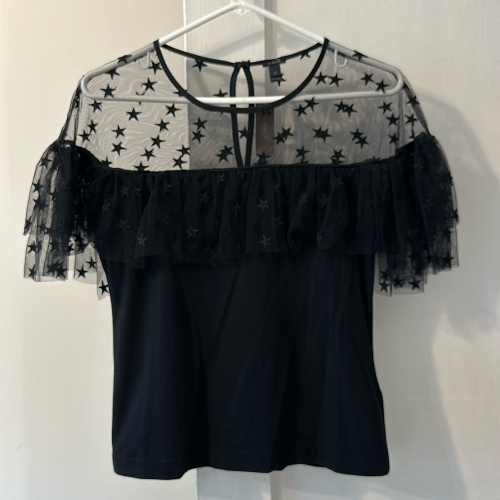 NWT Gorgeous short sleeve star top from J crew in size Small